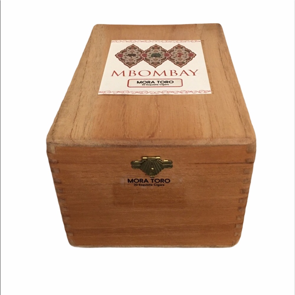 🧳3/$20🧳 MBOMBAY Wood Cigar Box